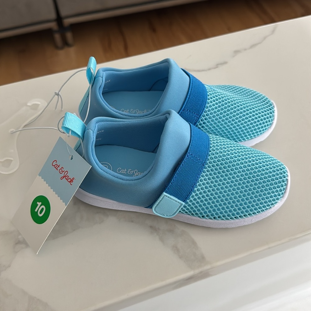 Cat & Jack Kids Toddler Austen Blue Water Shoes 10T NWT